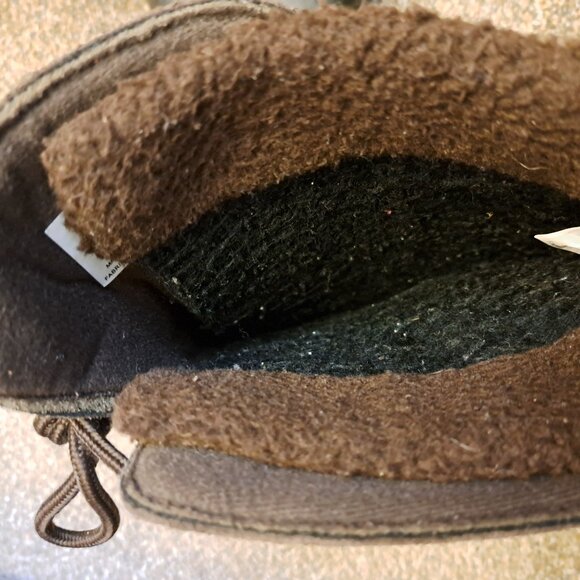 Lands' End Men's brown tall winter duck boots US 8 - Picture 10 of 12